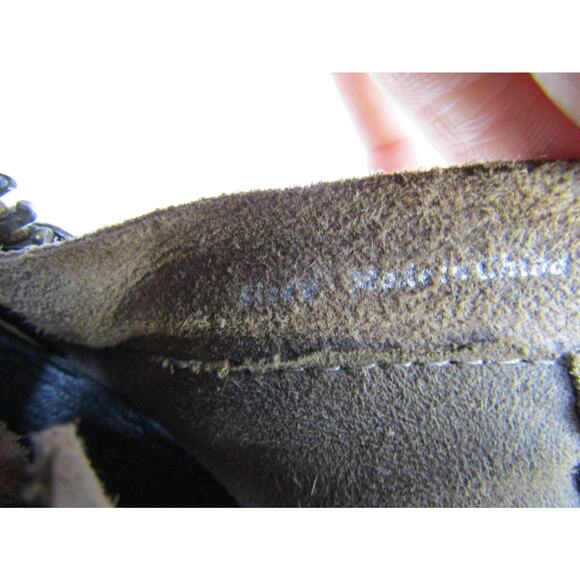 DV Dolce Vita Size 8 M Brown Suede Zip Ankle Fashion Boots Bootie - Picture 10 of 11